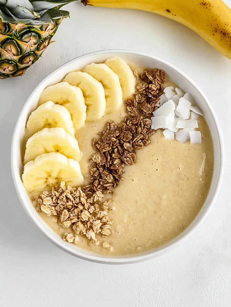 Lazy Piña Colada Smoothie Bowl