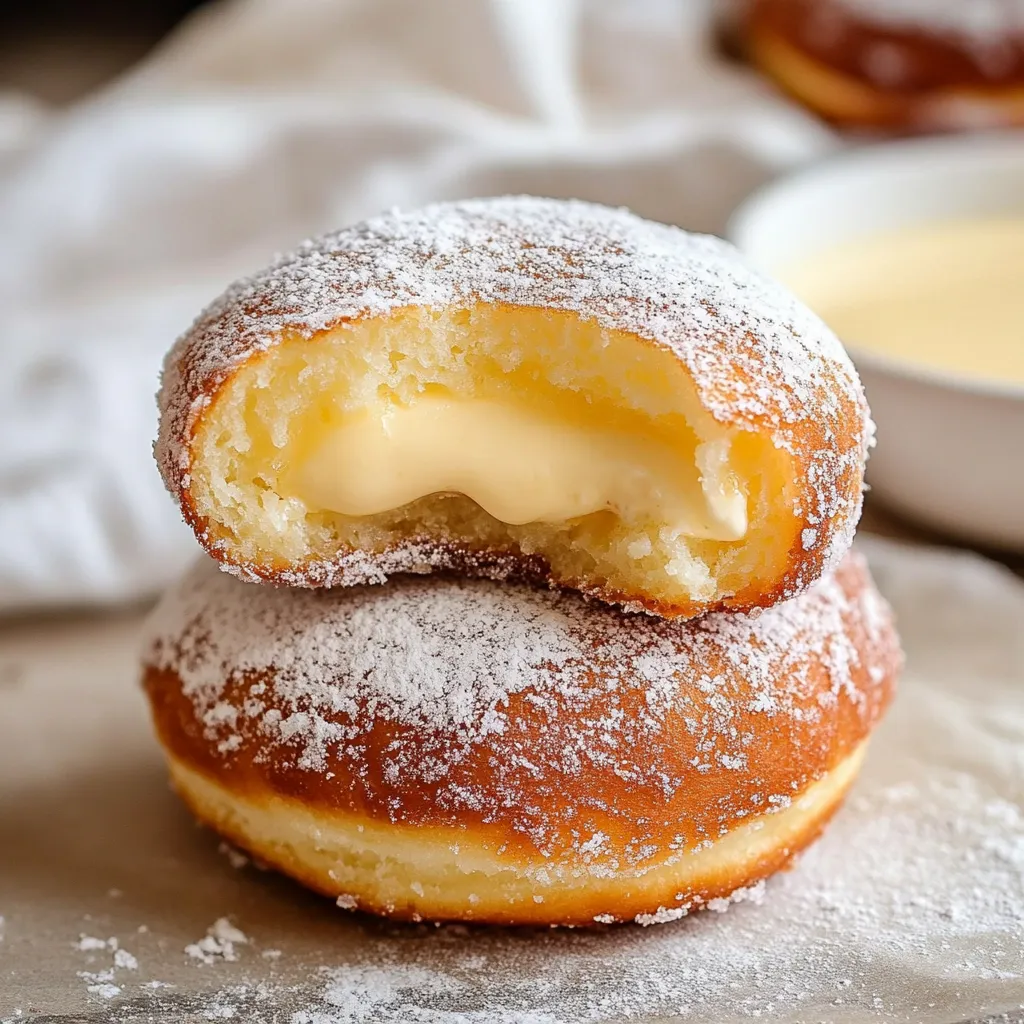 Close-up Bomboloni – Italian Doughnuts