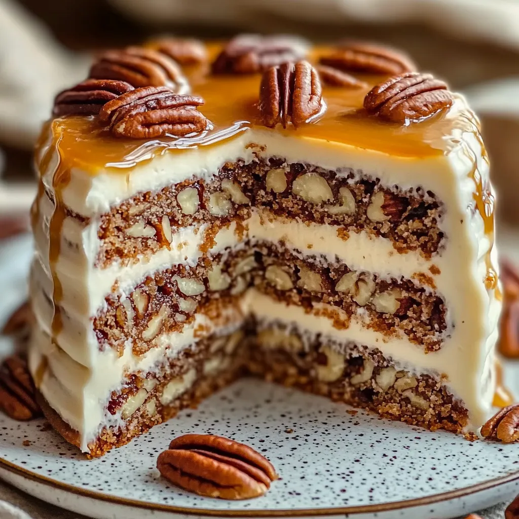 Rich Georgia Pecan Cake