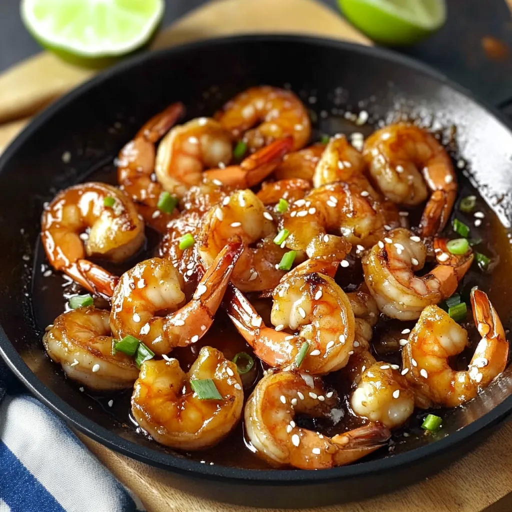 Garlic Honey Shrimp