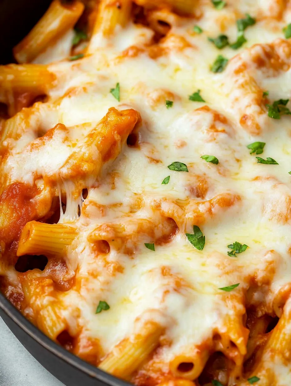 Chicken Parmesan Pasta Skillet Homemade