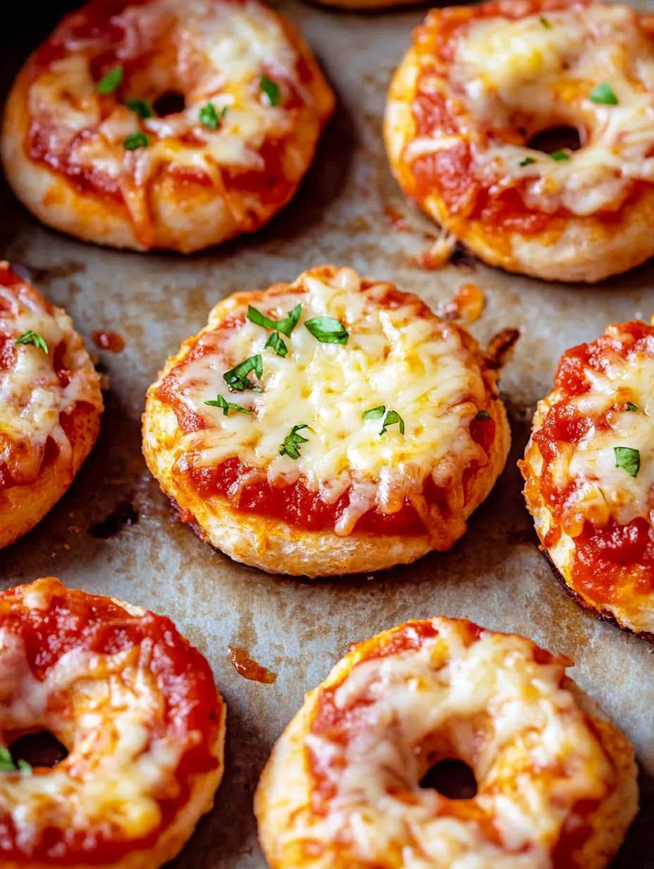 Air Fryer Bagel Bites with Melty Cheese