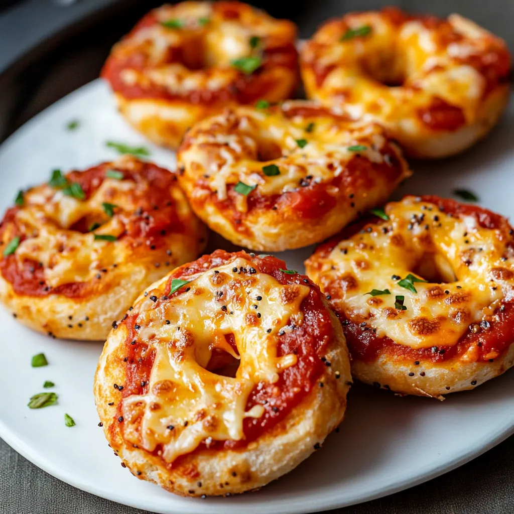 Cheesy Air Fryer Bagels