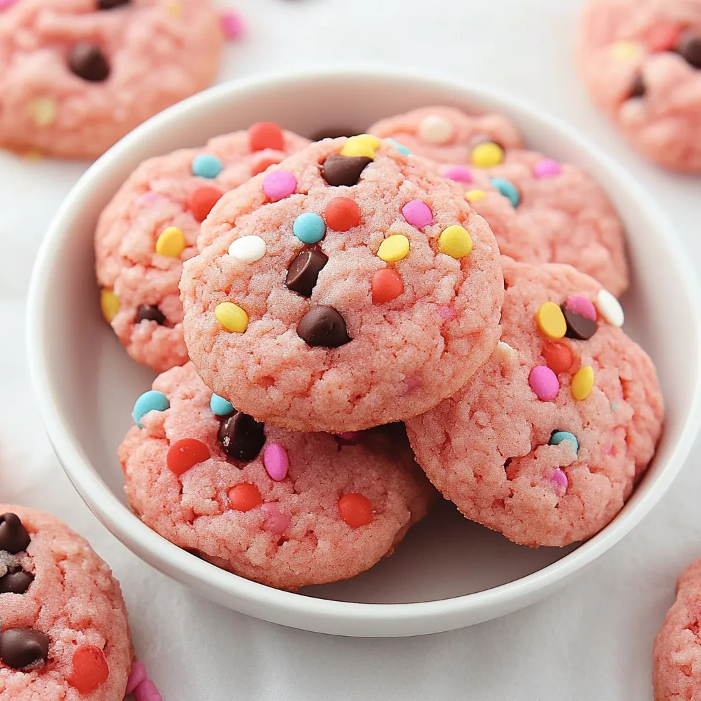 Soft Strawberry Cookies