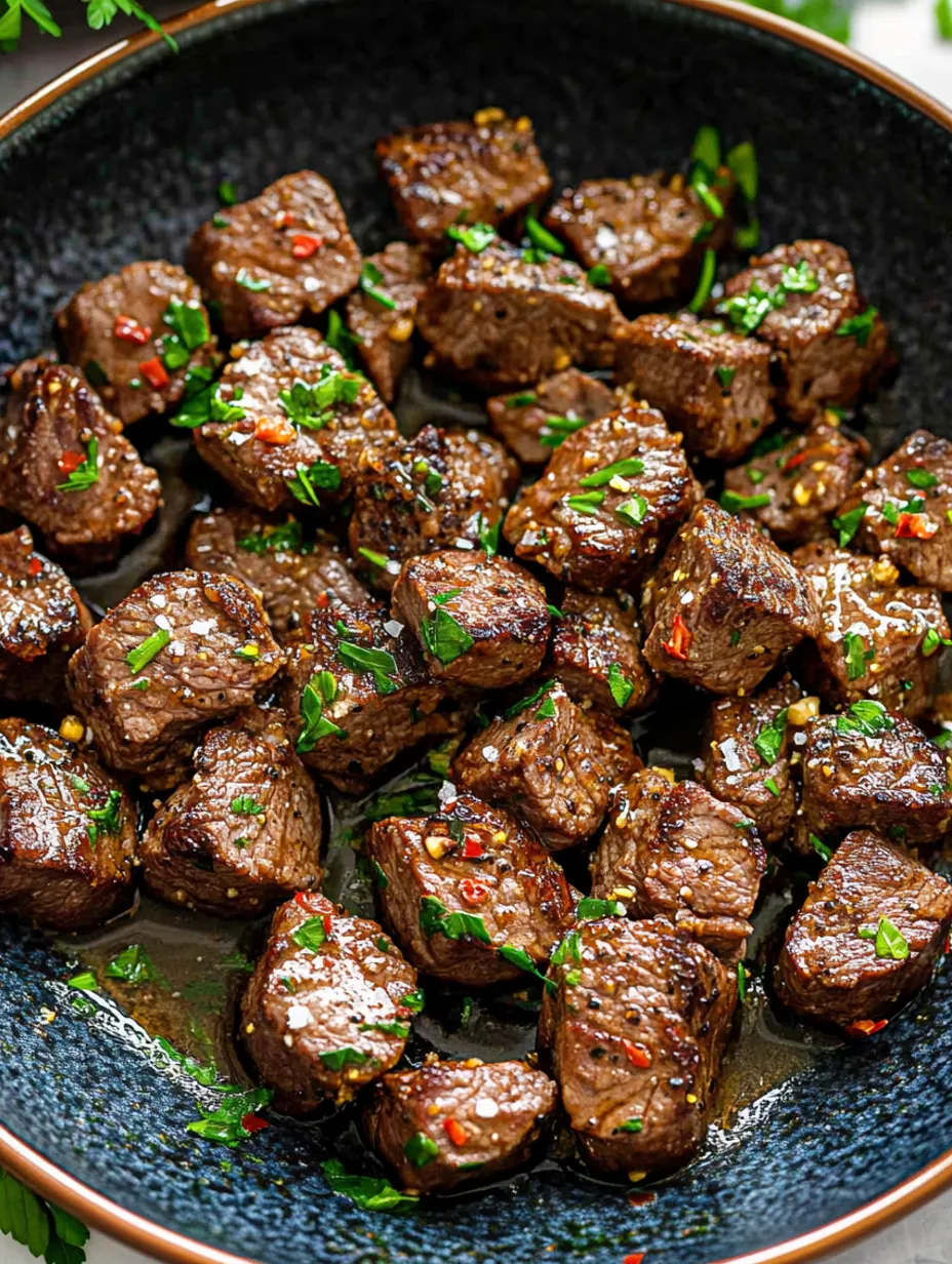 Easy Garlic Butter Steak Bites