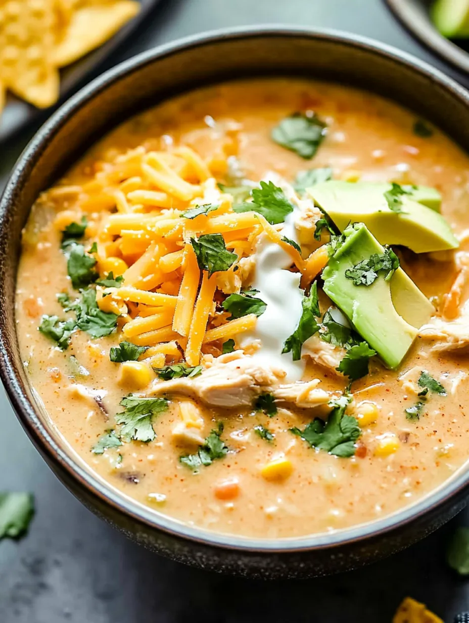 Creamy White Chicken Chili Dinner Bowl
