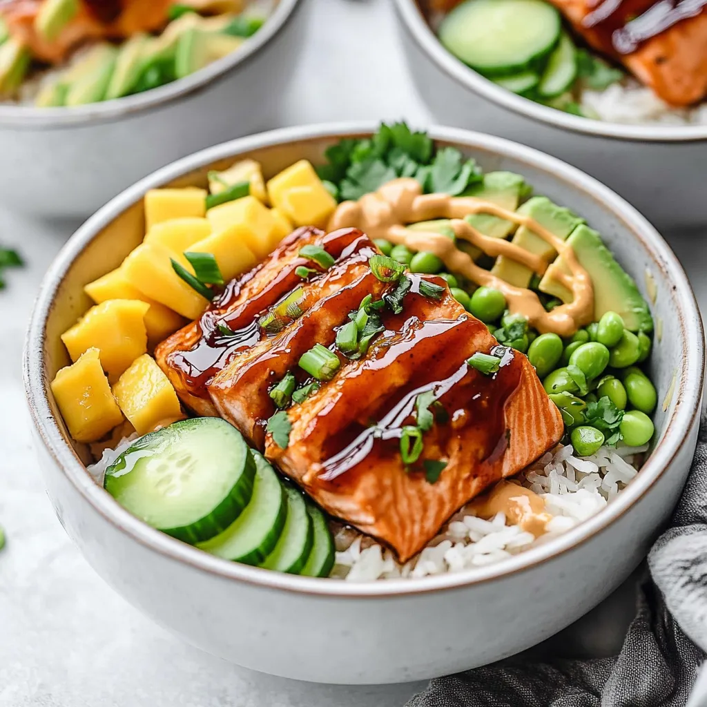 Delicious Salmon Bowls