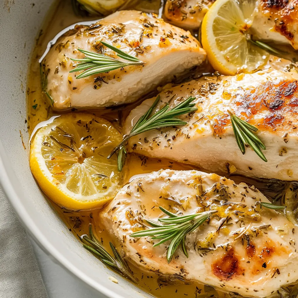 Lemon Rosemary Chicken Dish