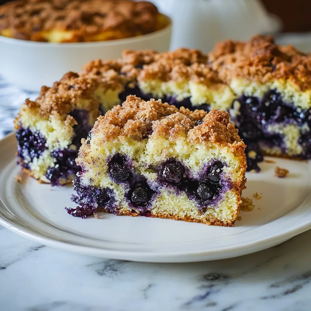 Soft Blueberry Cake