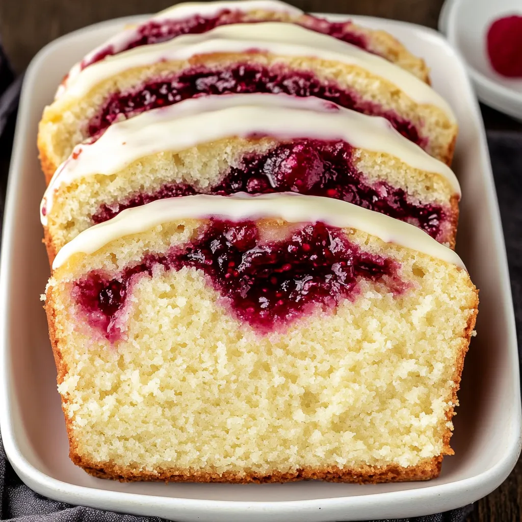 Homemade Raspberry and White Chocolate Loaf