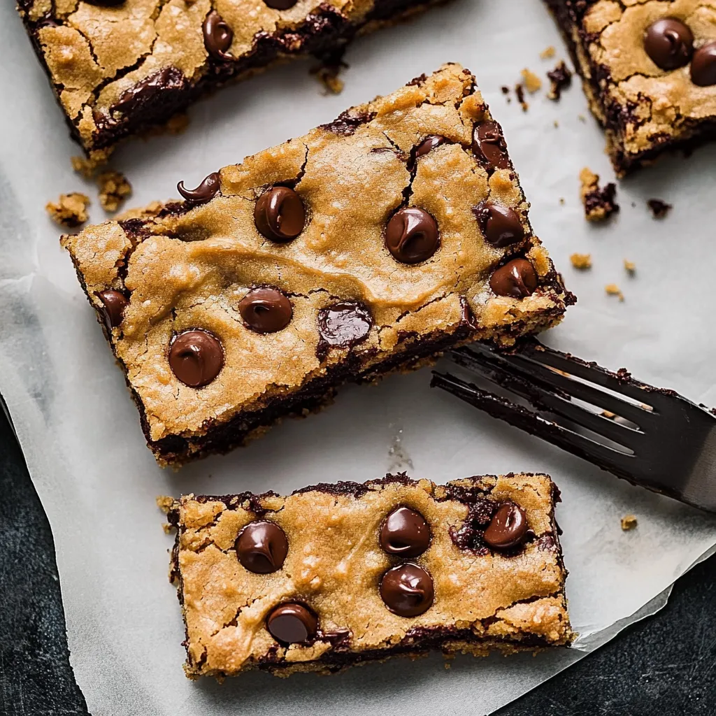 Chewy Chocolate Cookie Bars
