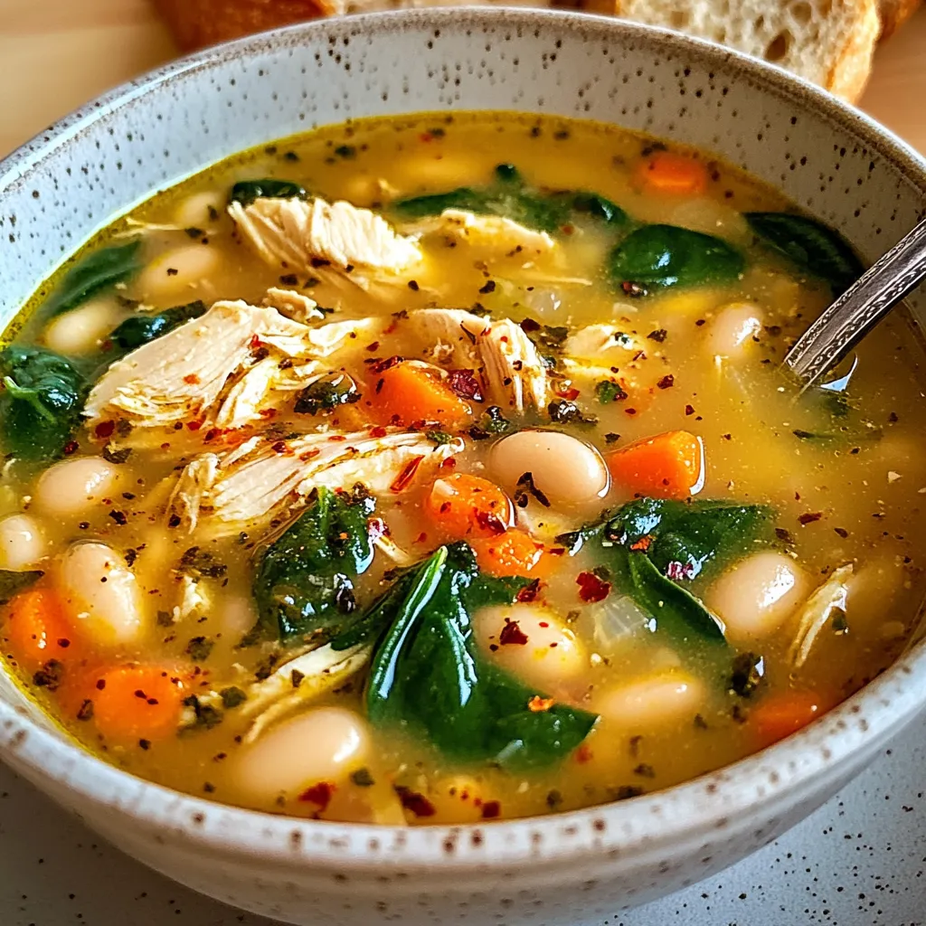 Delicious Tuscan Chicken Soup