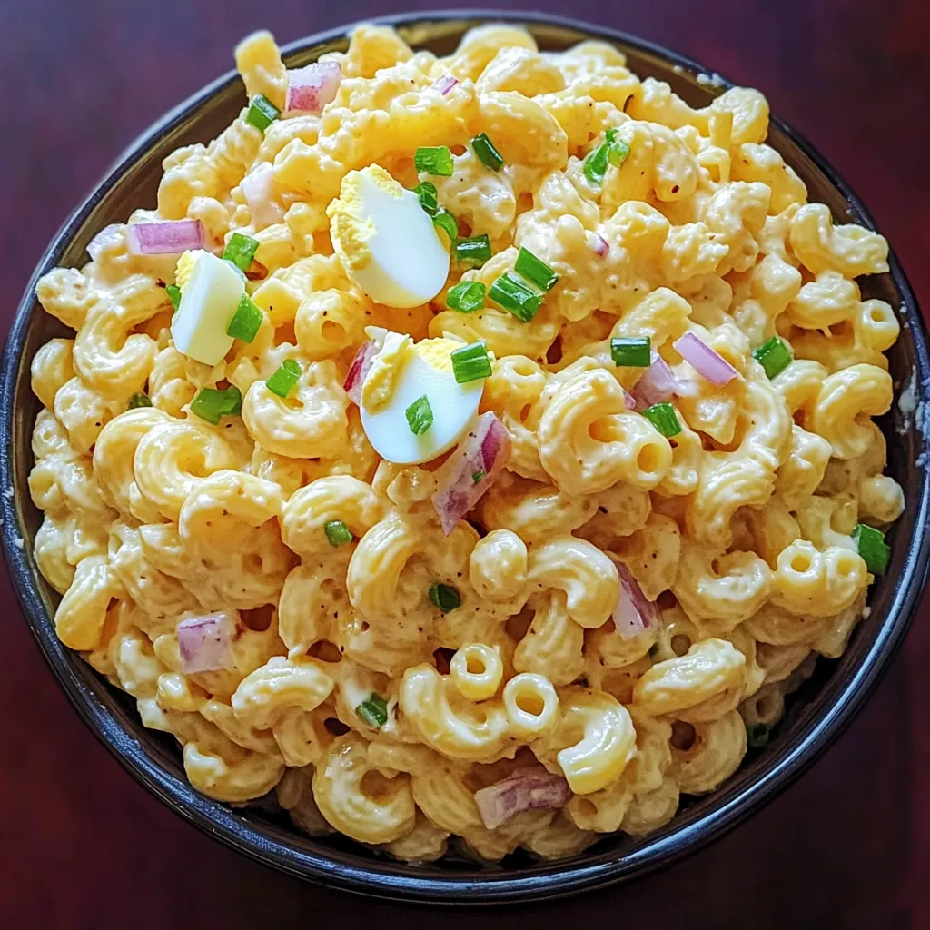 Unique Deviled Egg Macaroni Pasta Salad Everyone Raves About
