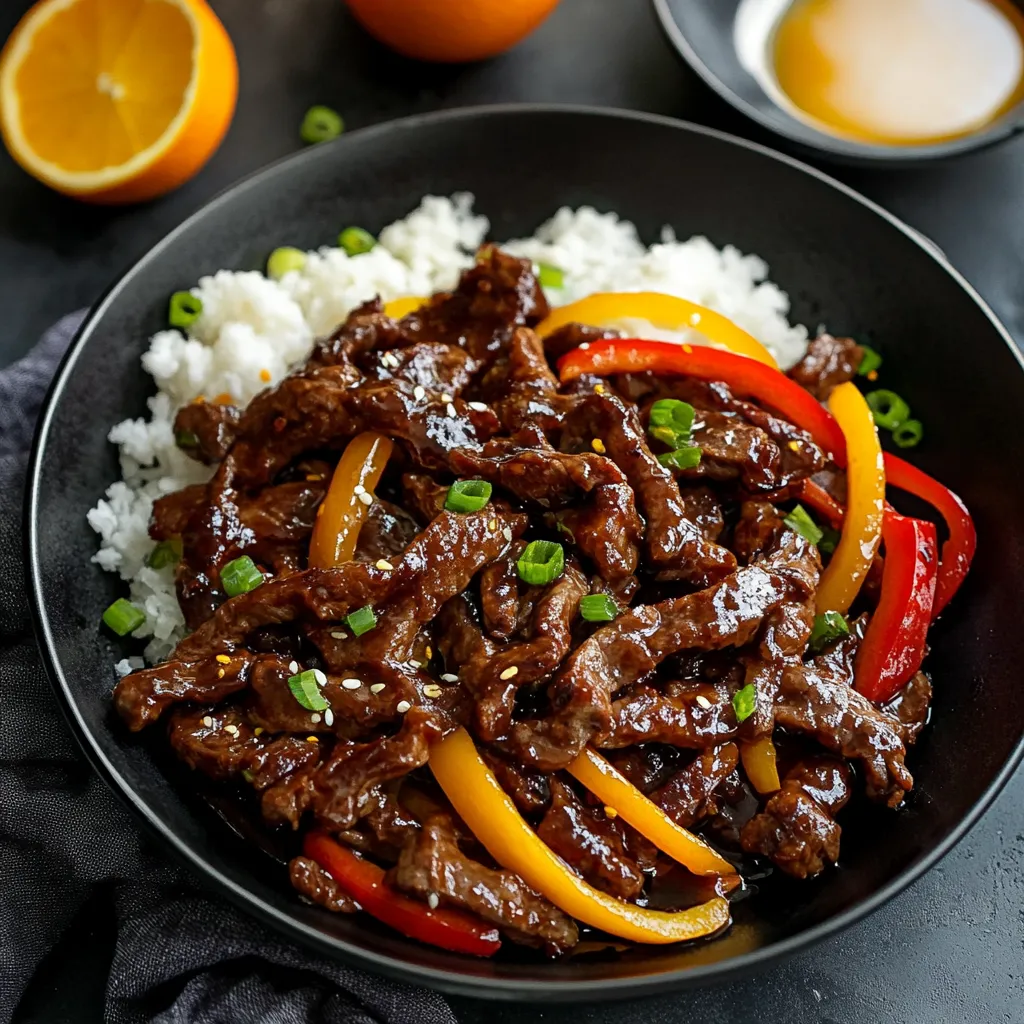 Sweet Crispy Orange Beef