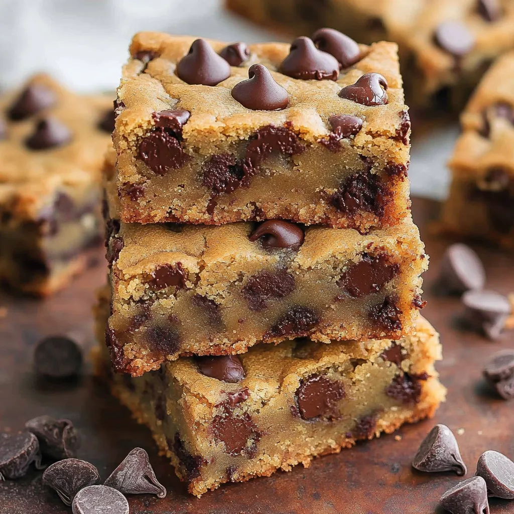 Soft Chocolate Cookie Bars