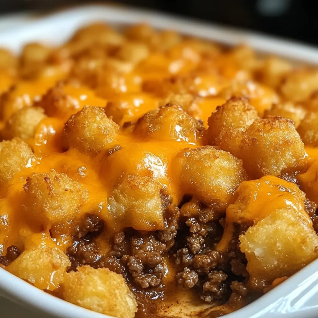 Beef Tater Tot Bake