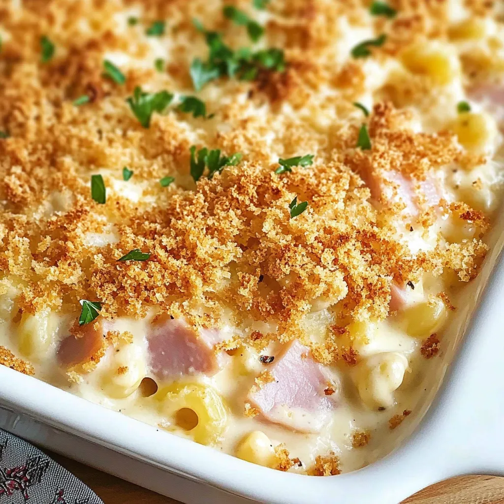 Chicken Cordon Bleu Casserole Dish