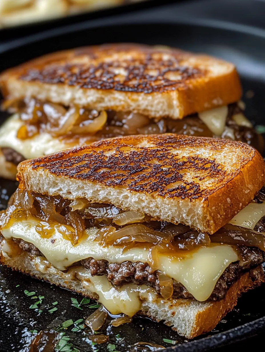 Top Patty Melts with Secret Sauce