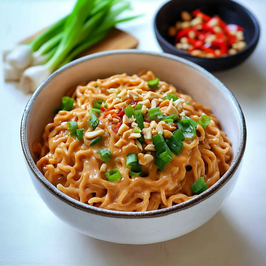 Creamy Peanut Butter Noodles