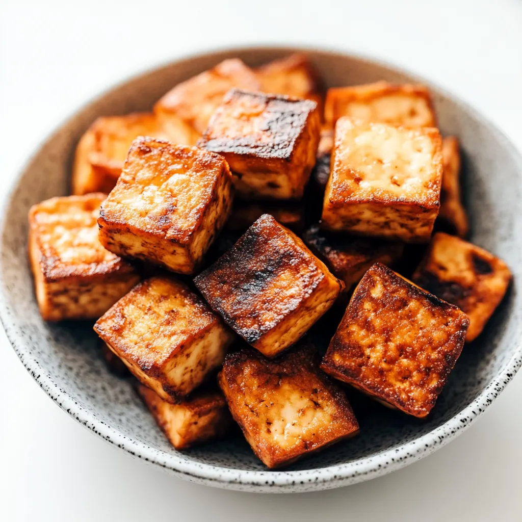 Golden Tofu in Air Fryer