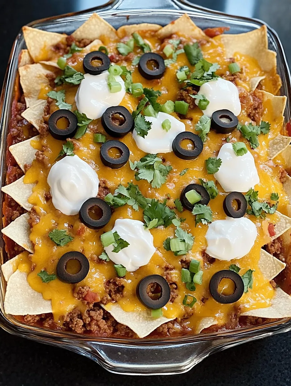 Layered Taco Bake Homemade