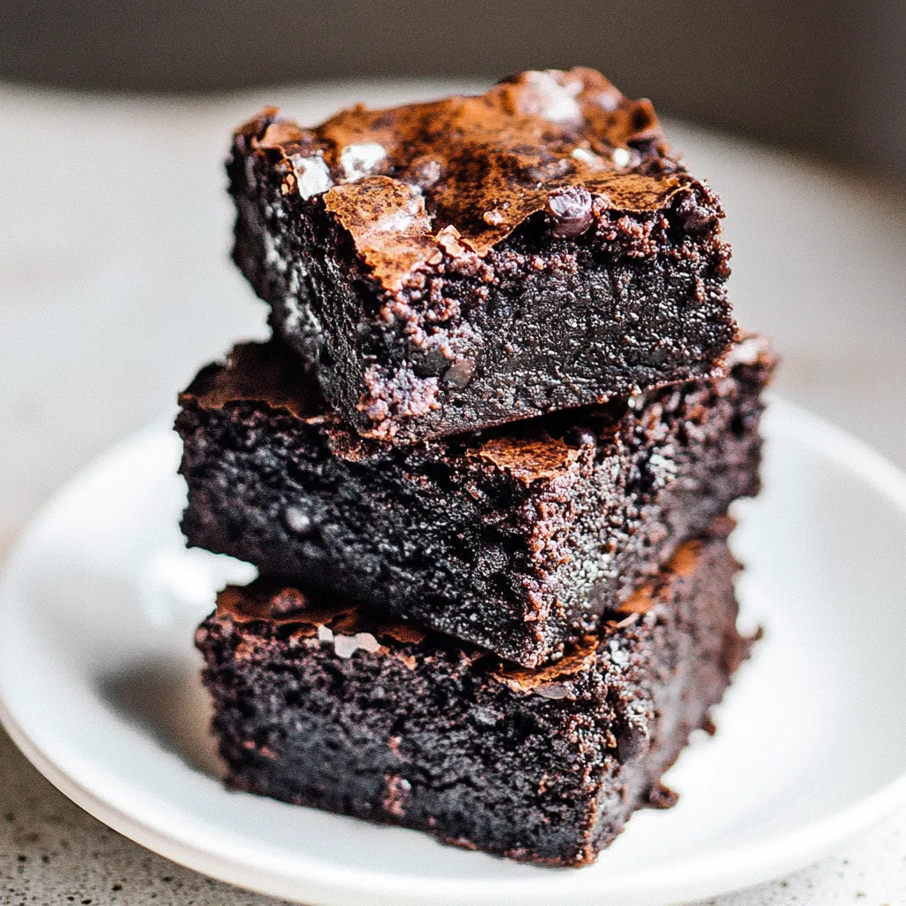 Rich Fudgy Bean Brownies