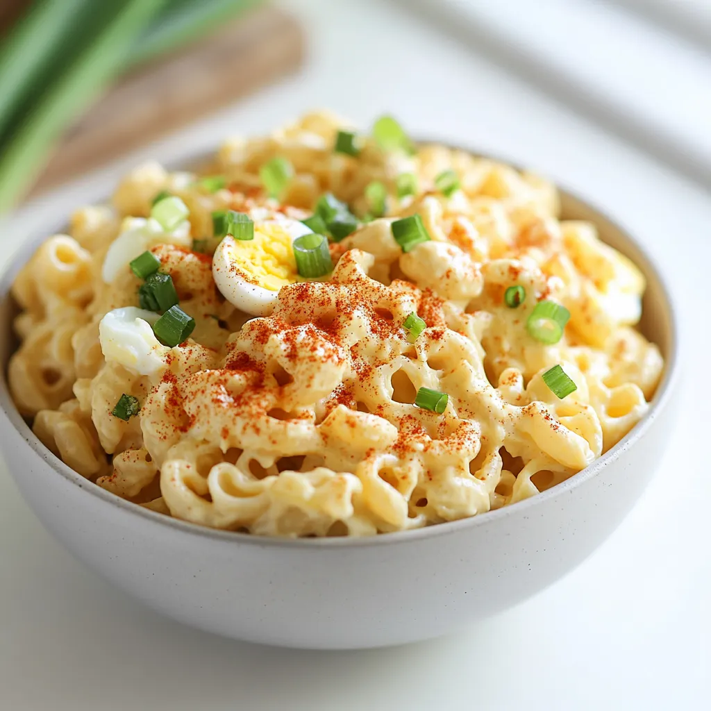 Tangy Egg Pasta Dish