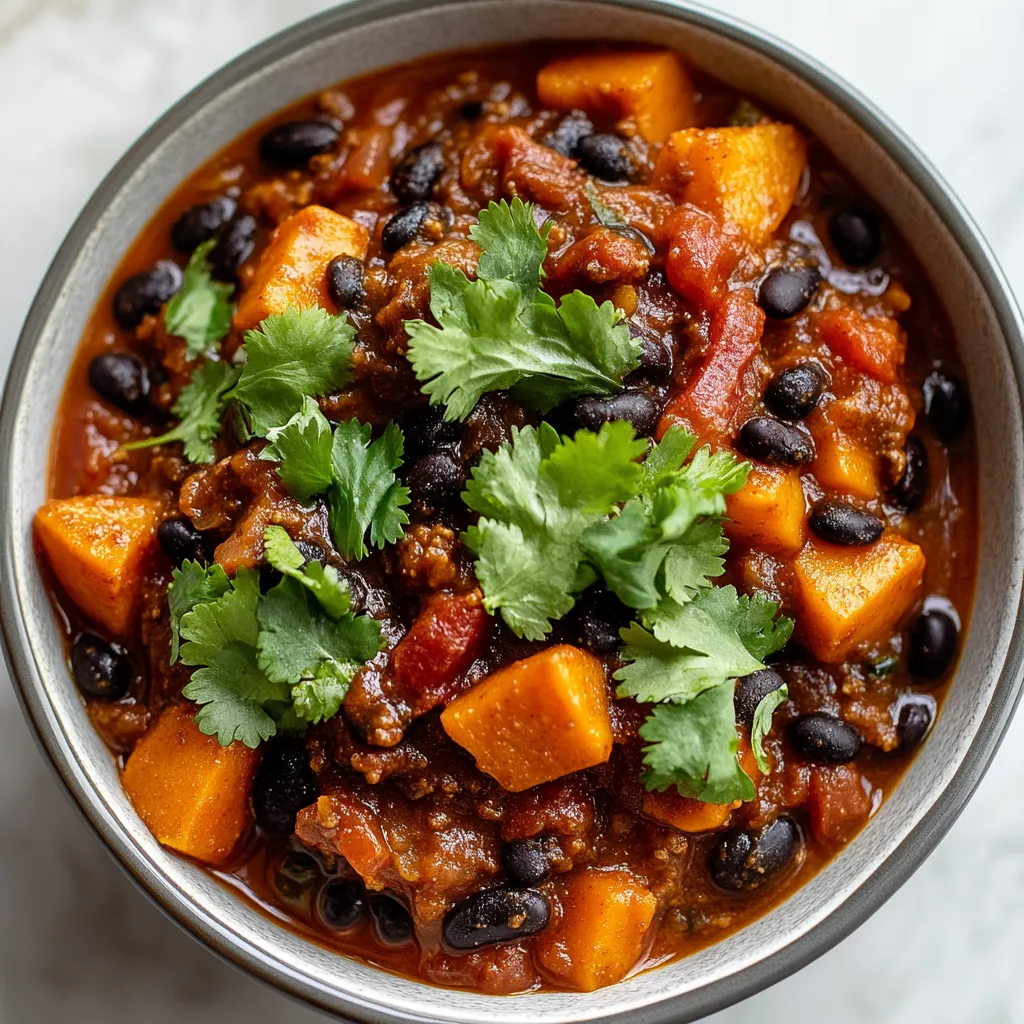 Black Bean and Sweet Potato Dish