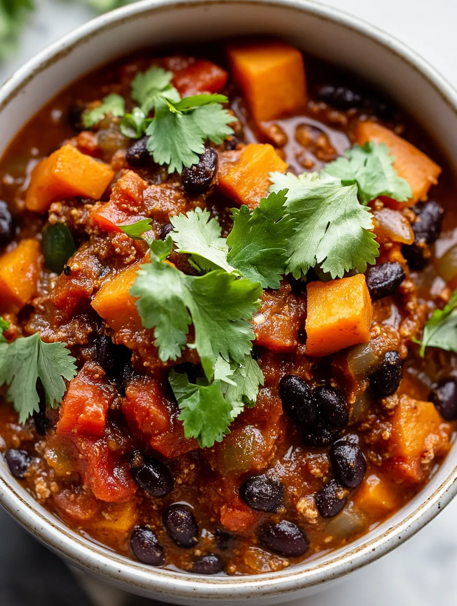 Sweet Potato and Black Bean Chili Recipe