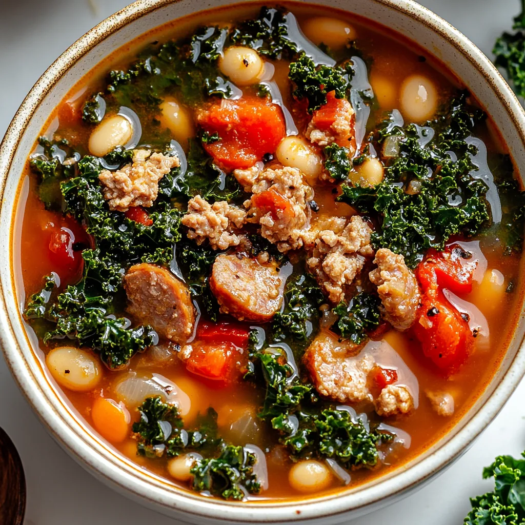 Kale Sausage Broth
