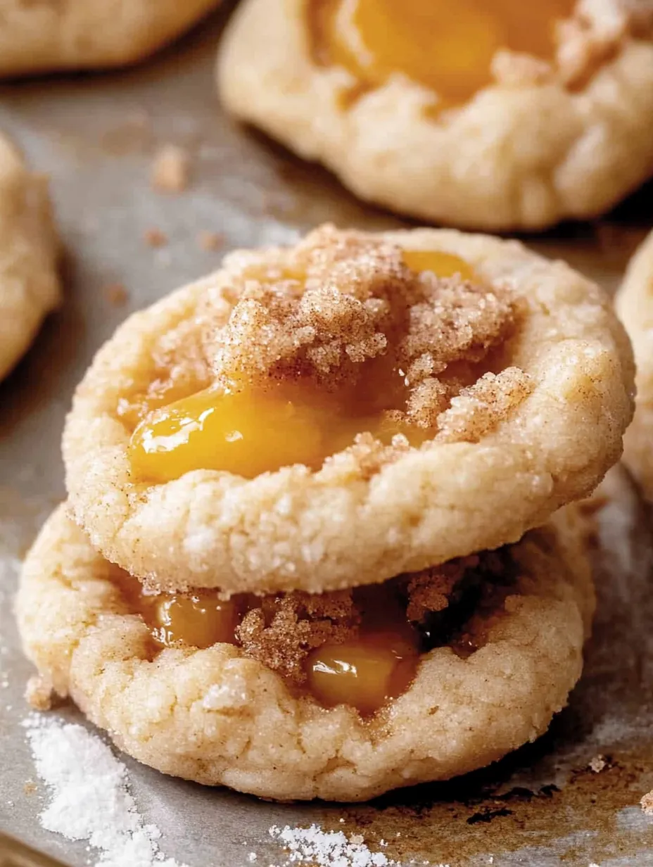 Easy Peach Cobbler Cookies