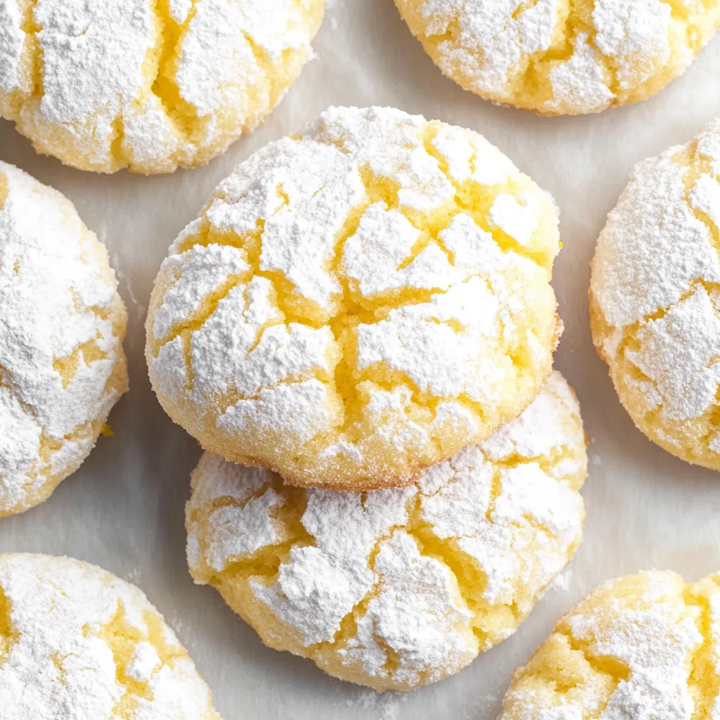 Soft Lemon Crinkles