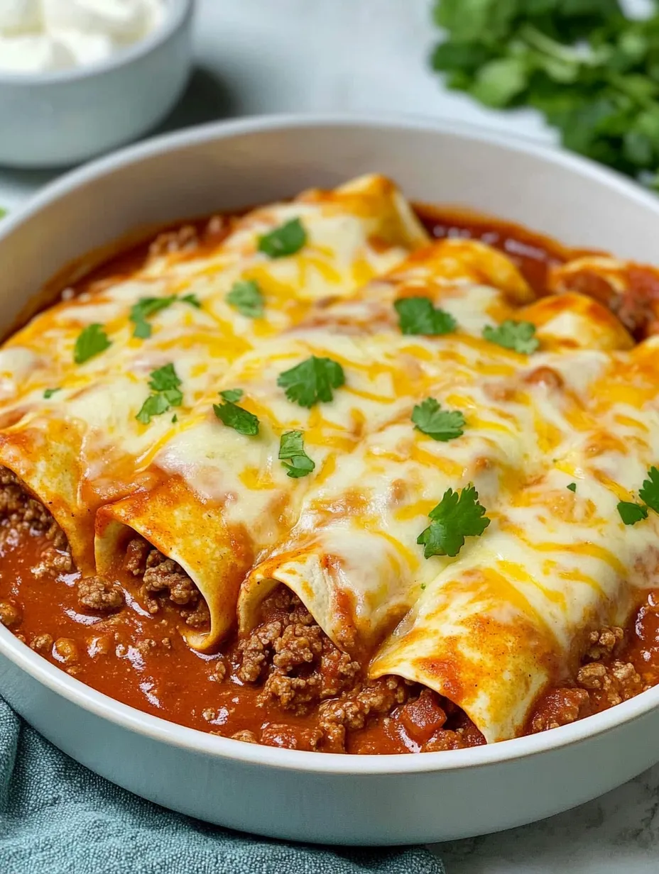 Tex-Mex Beef Enchiladas Recipe