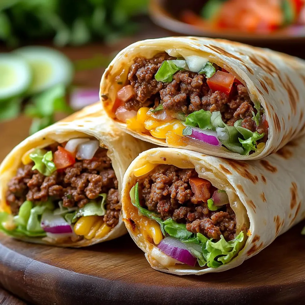 Tasty Big Mac Wraps