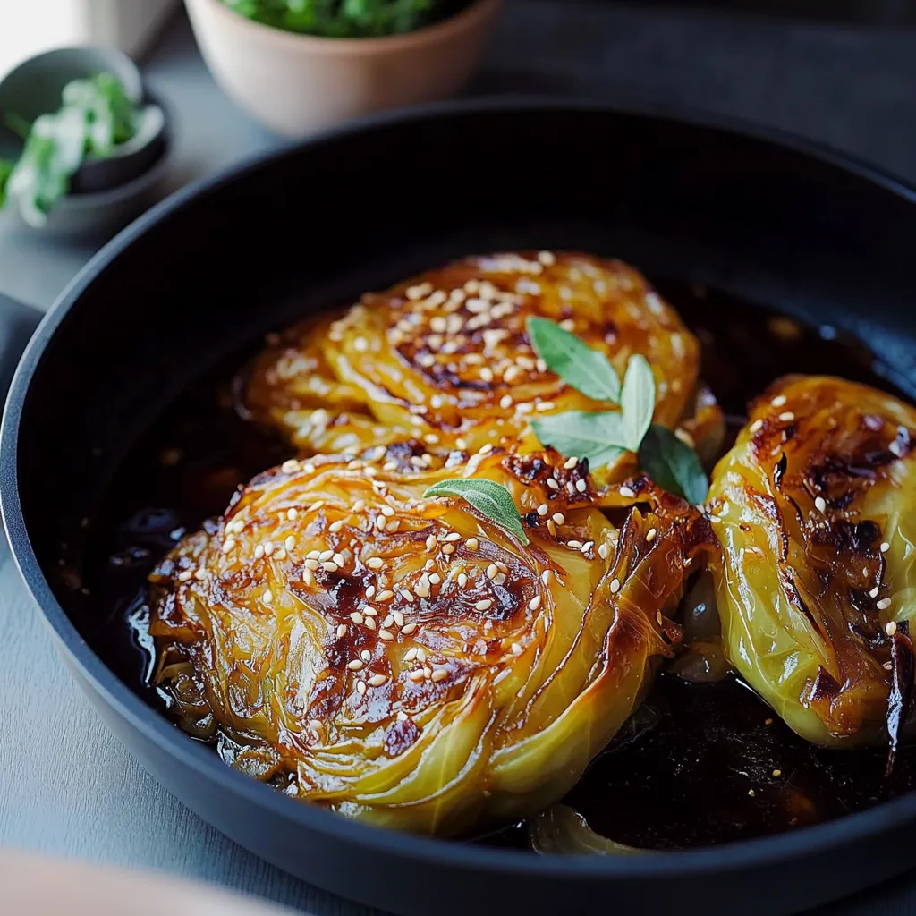 Crispy Sesame Cabbage