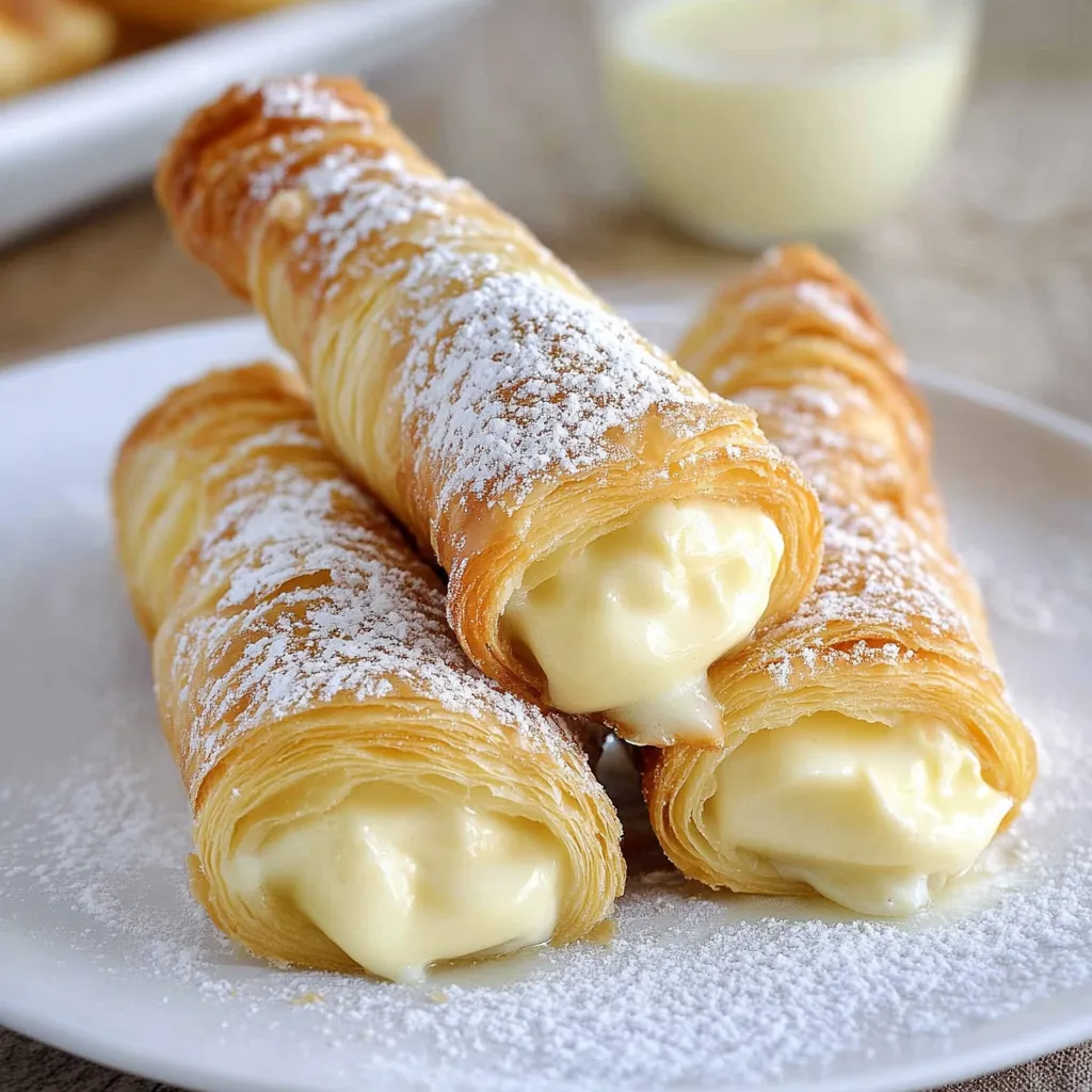 Cream-Filled Italian Cannoncini