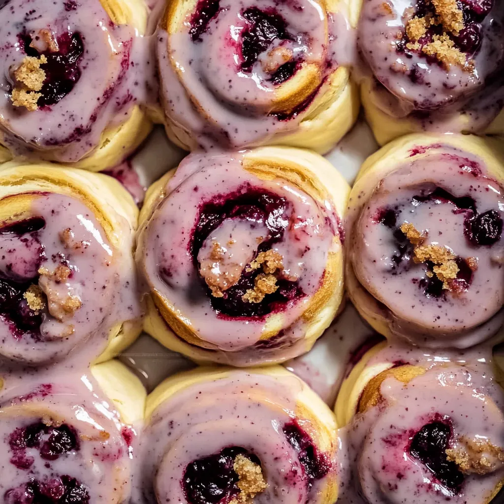 Blackberry Raspberry Sweet Rolls
