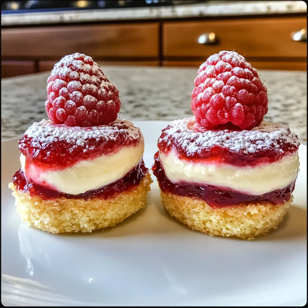 Simple Lemon Raspberry Cheesecake Cups