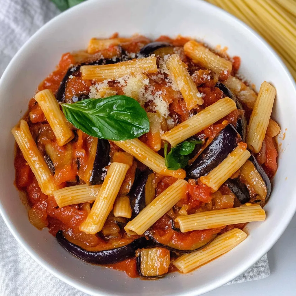Sicilian Pasta with Eggplant