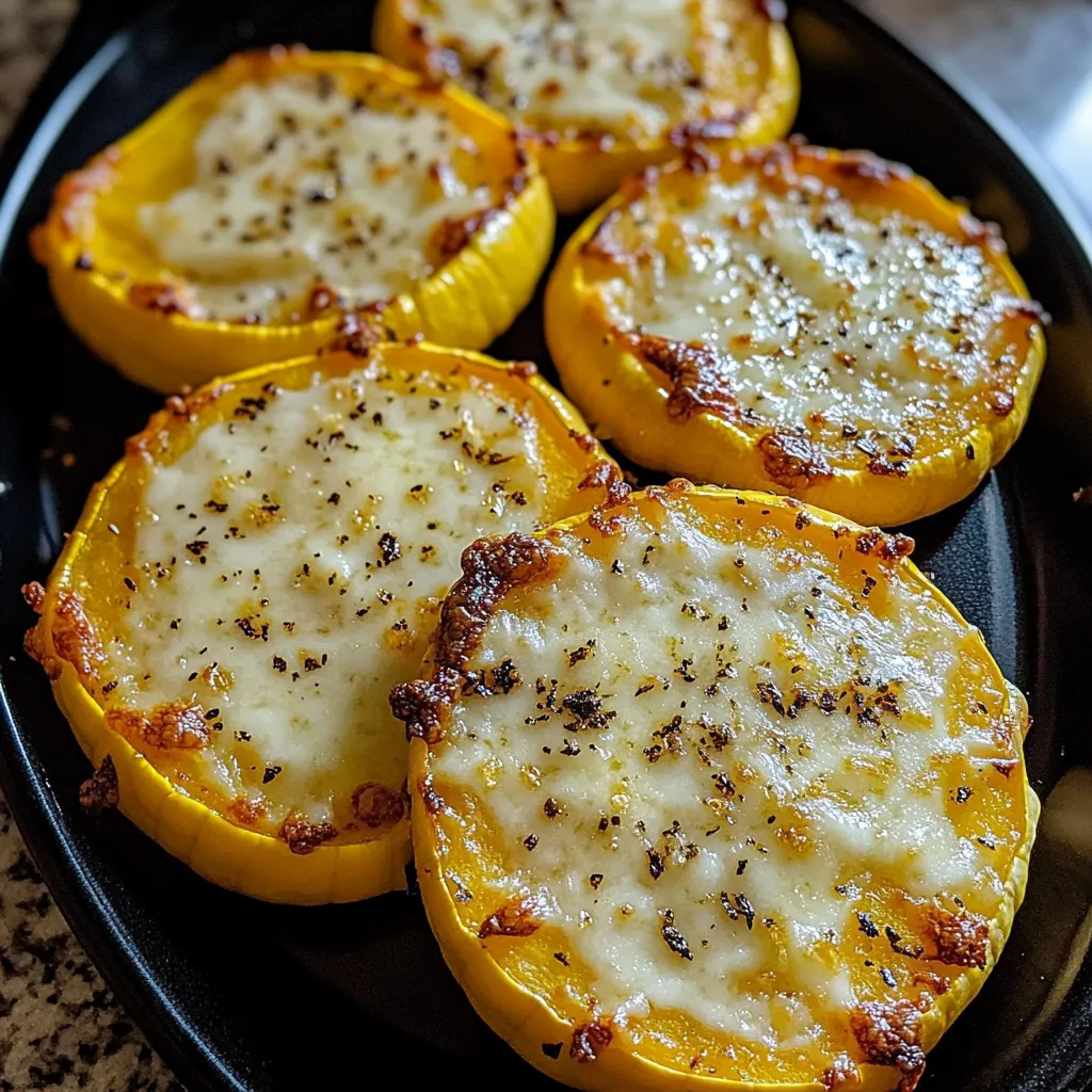 Cheesy Squash Rounds