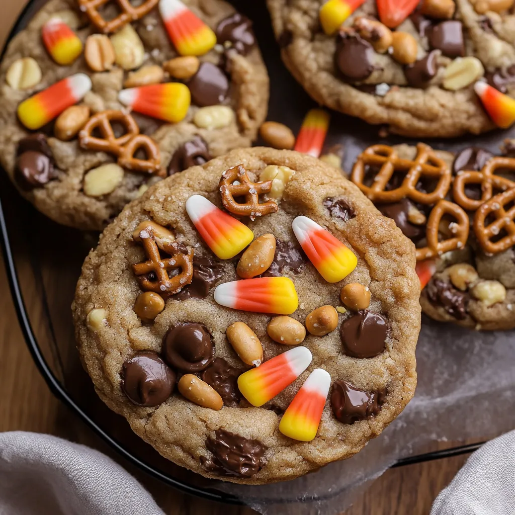 Trail Mix Candy Cookies