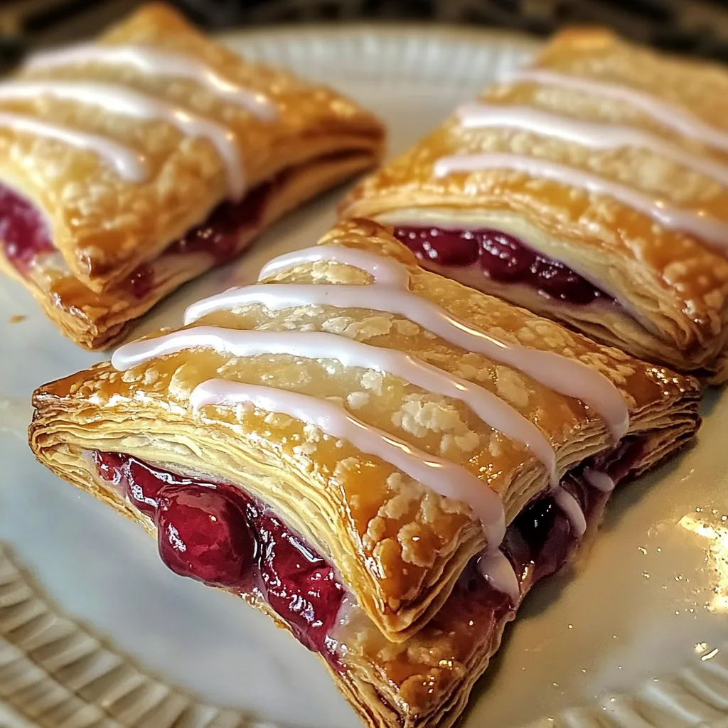 Flaky Cherry Turnovers