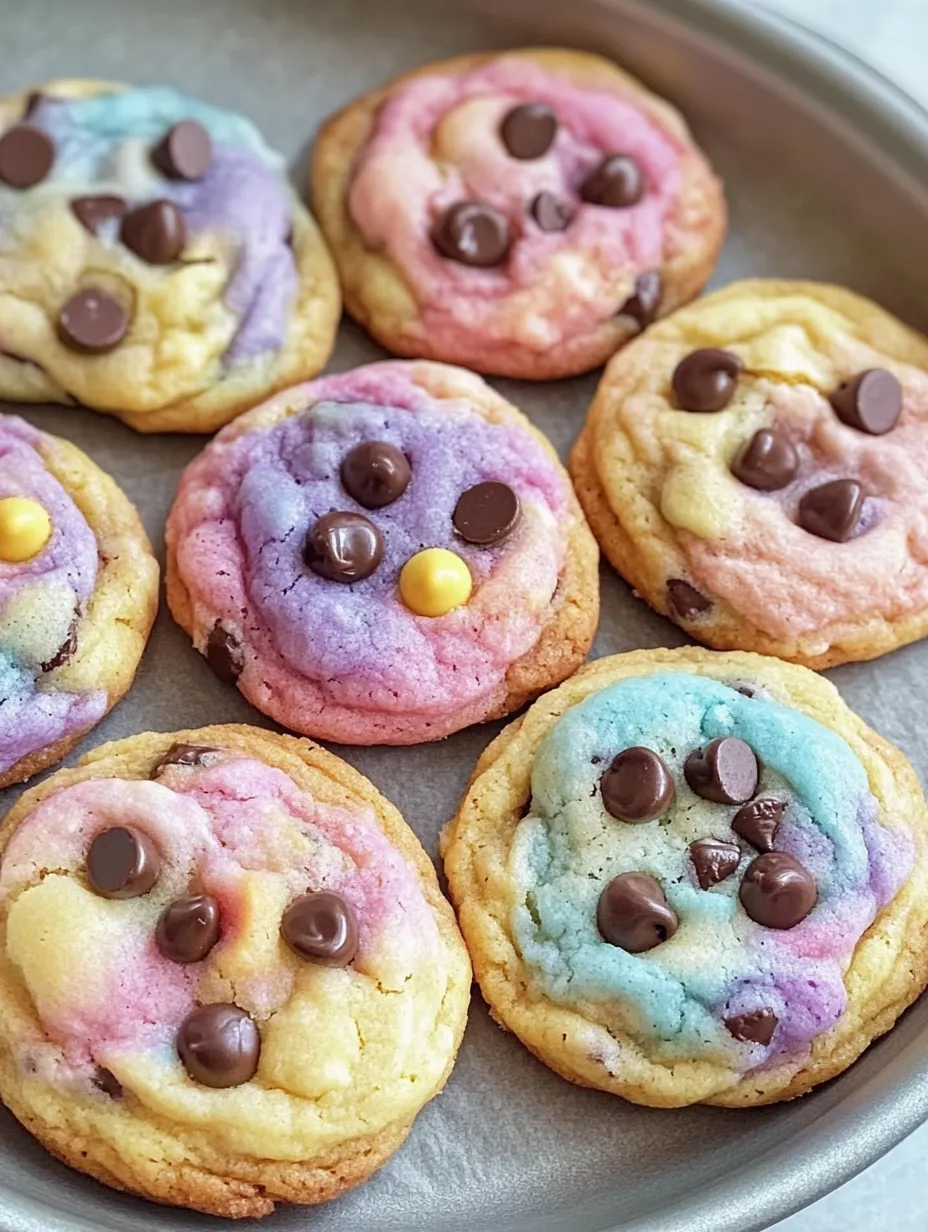 Easter Chocolate Chip Cookies