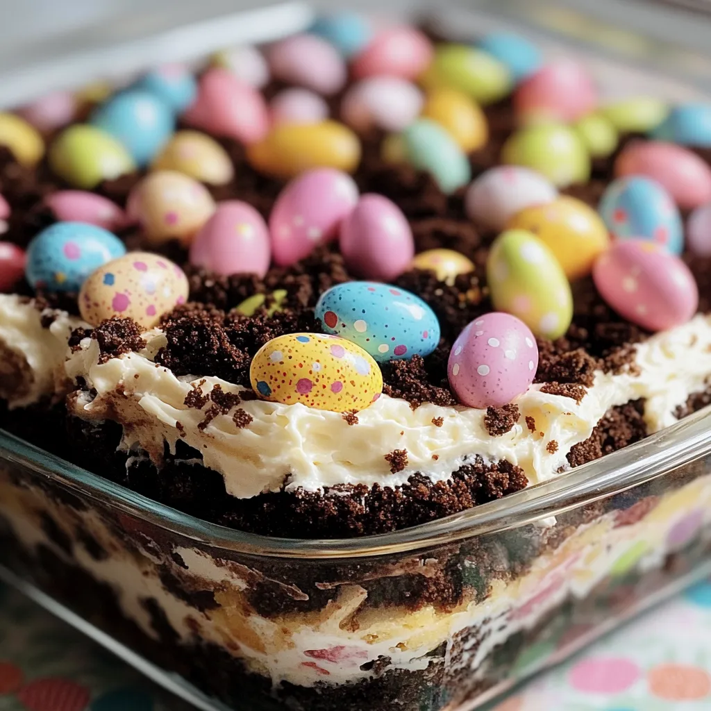 Easter Dirt Cake Casserole