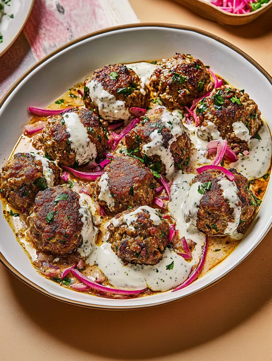 Turkish Meatballs in Yogurt Sauce