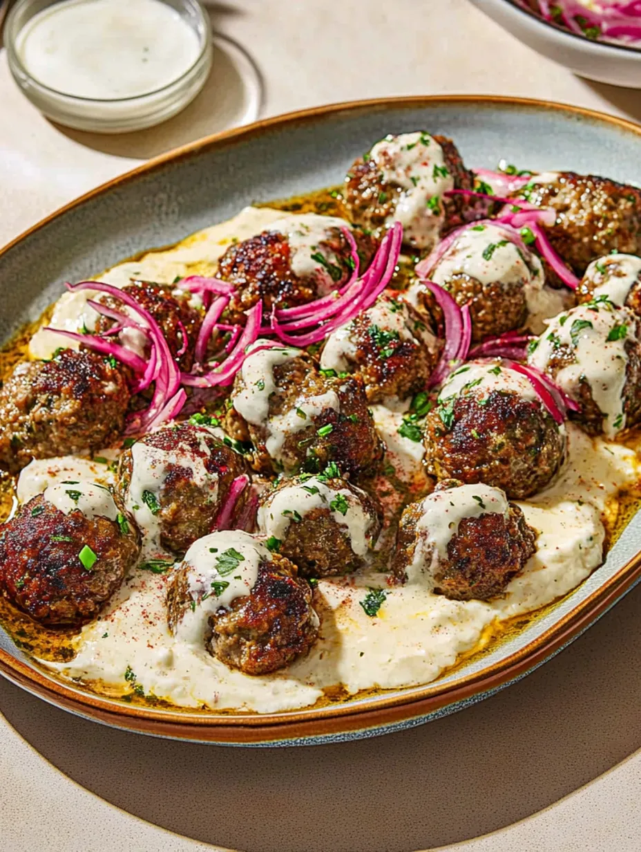 Turkish Meatballs in Yogurt Sauce Recipe