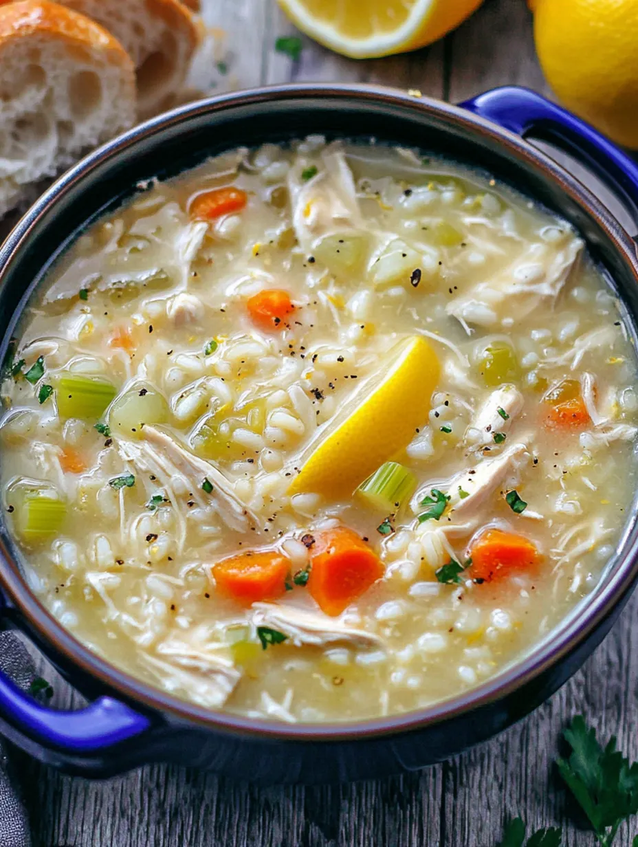 Avgolemono: Greek Lemon Chicken Soup