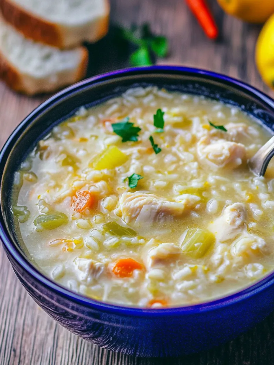 Avgolemono: Greek Lemon Chicken Soup Recipe