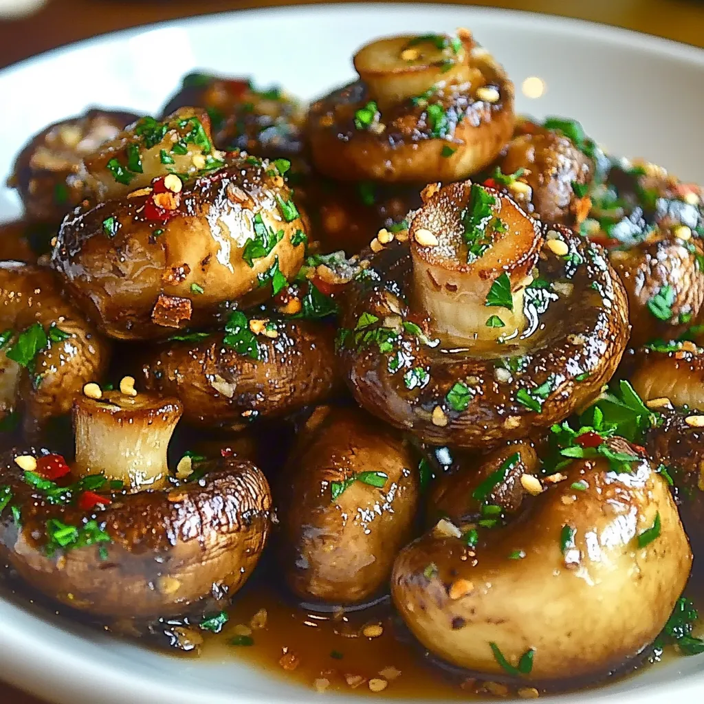 Savory Garlic Butter Mushrooms