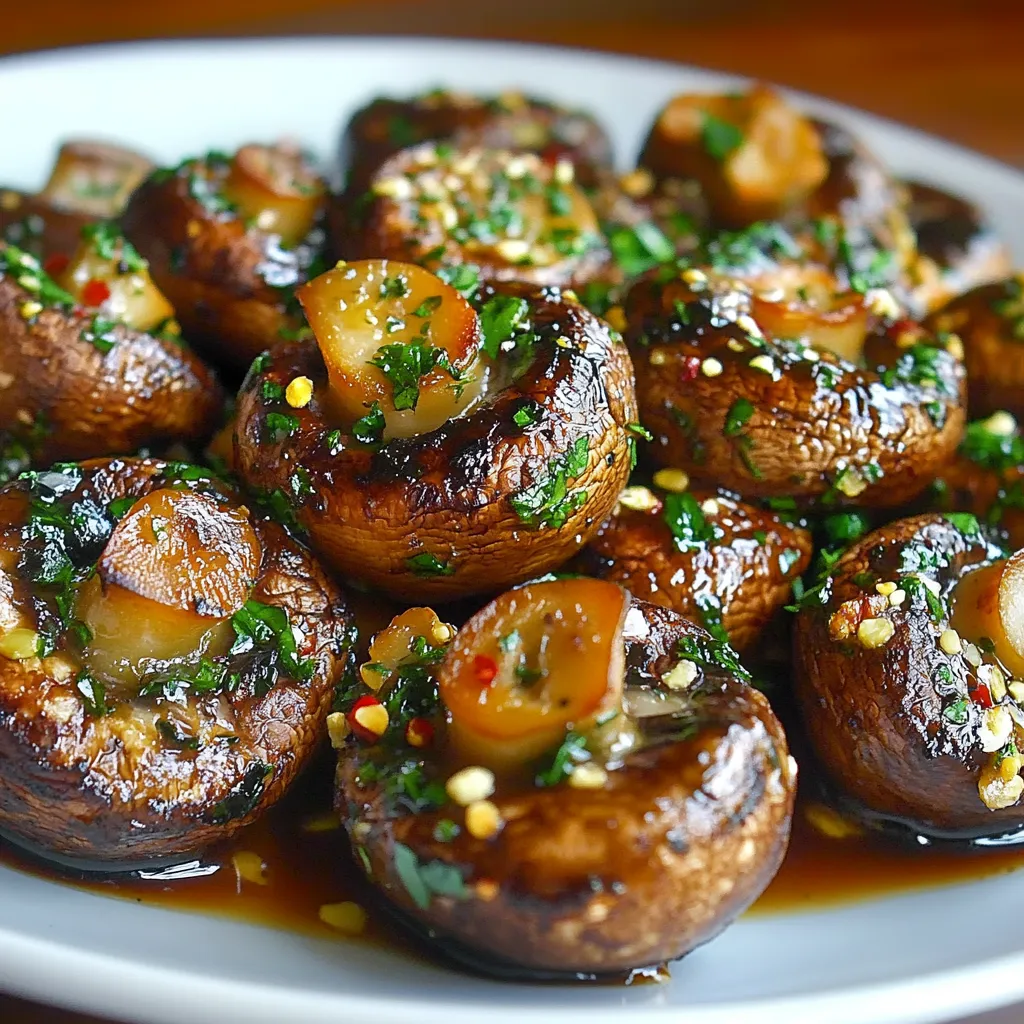 Easy Steakhouse Garlic Butter Mushrooms Recipe